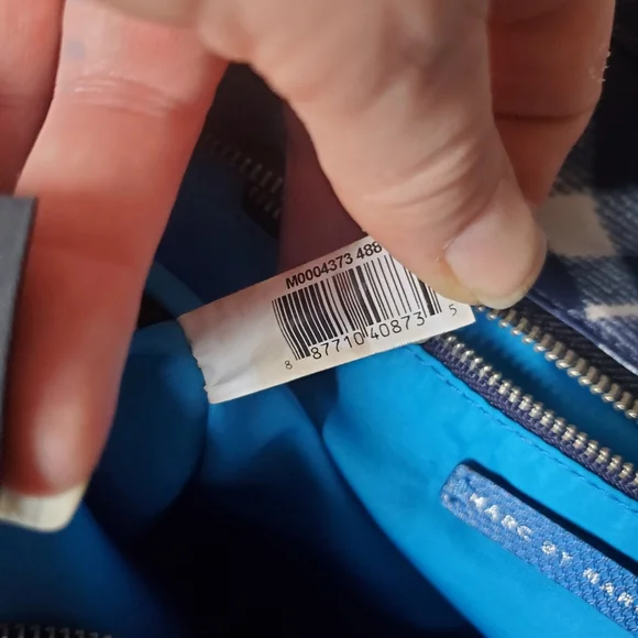 Marc By Marc Jacobs Skipper Blue Multi Nylon Tote Bag. - Picture 13 of 16